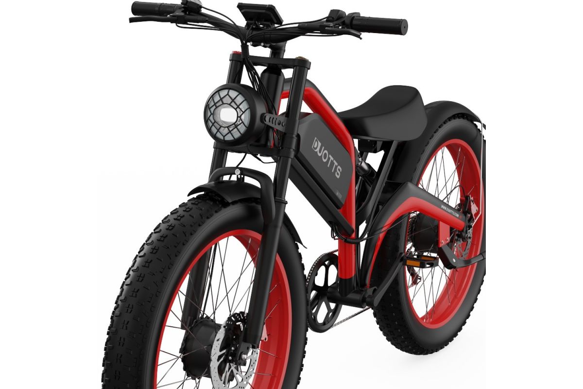 Vélo Electrique DUOTTS N26 2024 Rouge 26 pouces 55km/h 48V 20Ah Double Moteur 750W - Reconditionné