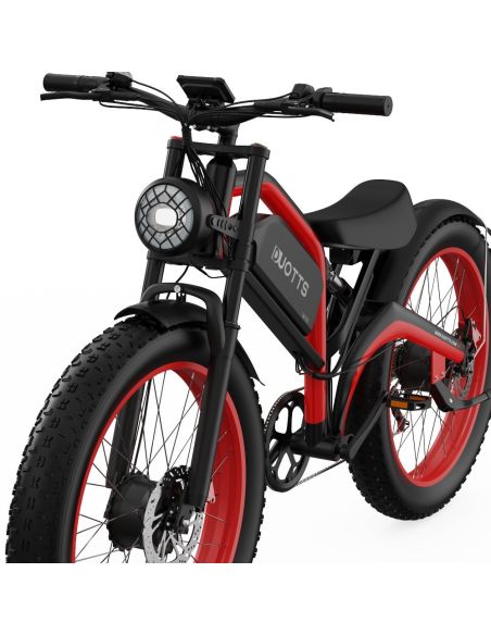Vélo Electrique DUOTTS N26 2024 Rouge 26 pouces 55km/h 48V 20Ah Double Moteur 750W - Reconditionné Vélo Electrique DUOTTS N26 2024 Rouge 26 pouces 55km/h 48V 20Ah Double Moteur 750W - Reconditionné