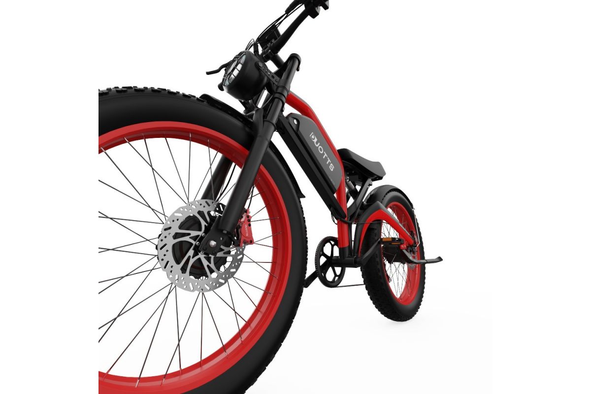 Vélo Electrique DUOTTS N26 2024 Rouge 26 pouces 55km/h 48V 20Ah Double Moteur 750W - Reconditionné
