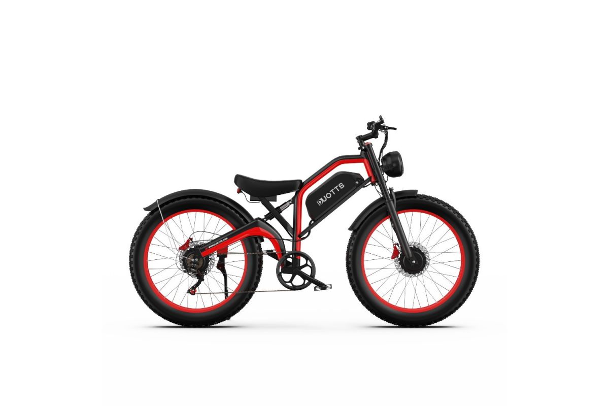 Vélo Electrique DUOTTS N26 2024 Rouge 26 pouces 55km/h 48V 20Ah Double Moteur 750W - Reconditionné