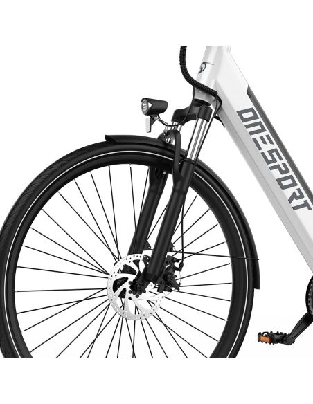 Vélo électrique Onesport OT12 Blanc
