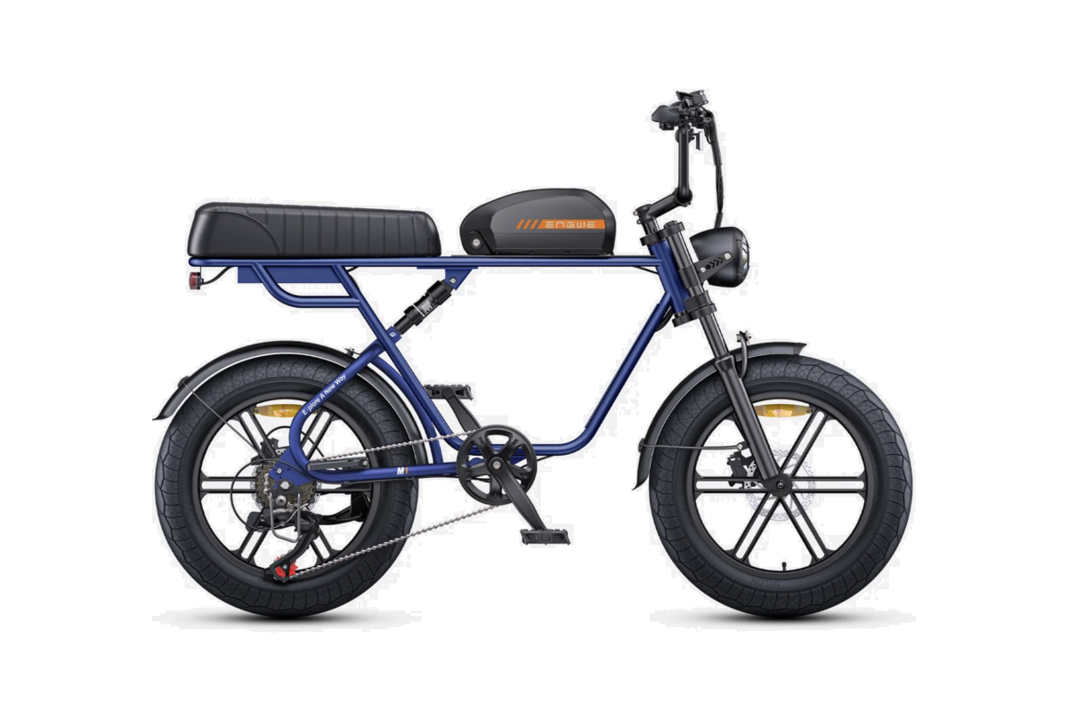 Vélo Électrique ENGWE M1 Bleu Avec 2 batteries 48V 28.6Ah 250W 65NM