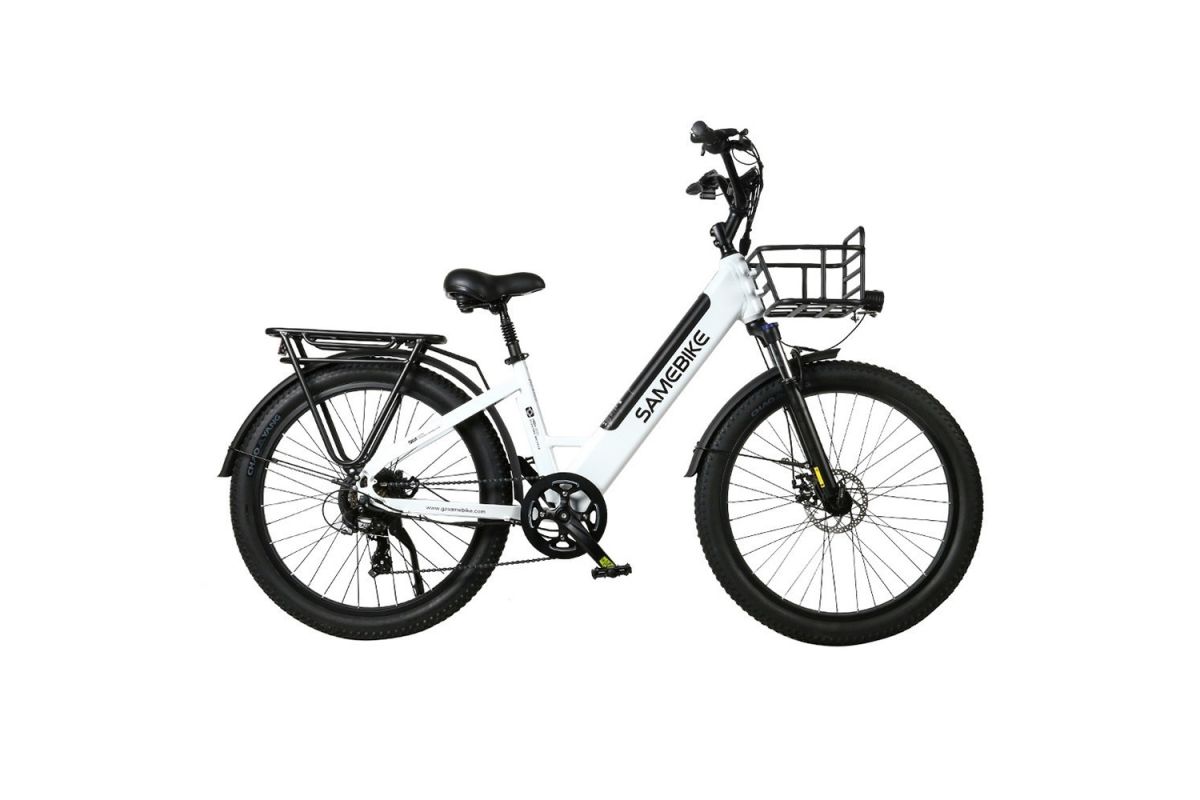 Vélo Électrique 26 Pouces 750W SAMEBIKE RS-A01 Blanc