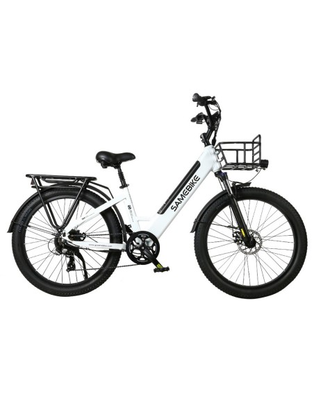 Vélo Électrique 26 Pouces 750W SAMEBIKE RS-A01 Blanc