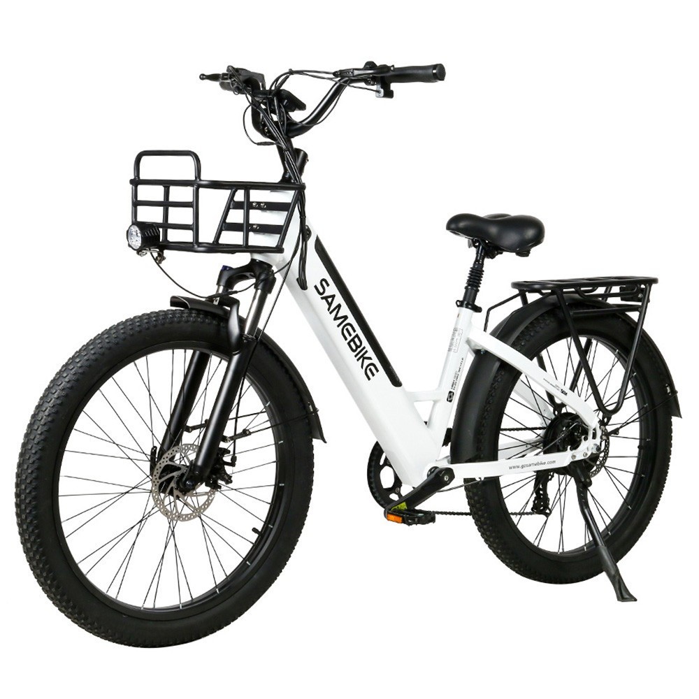 Vélo Électrique 26 Pouces 750W SAMEBIKE RS-A01 Blanc