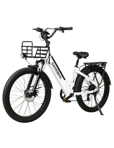 Vélo Électrique 26 Pouces 750W SAMEBIKE RS-A01 Blanc