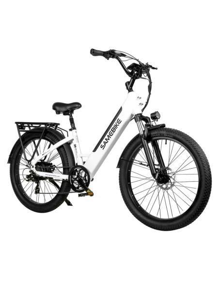 Vélo Électrique 26 Pouces 750W SAMEBIKE RS-A01 Blanc