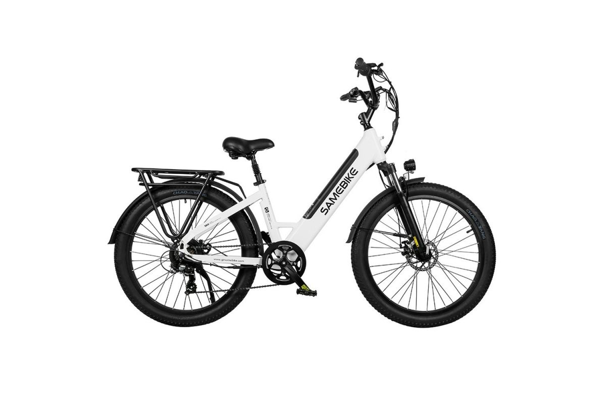 Vélo Électrique 26 Pouces 750W SAMEBIKE RS-A01 Blanc