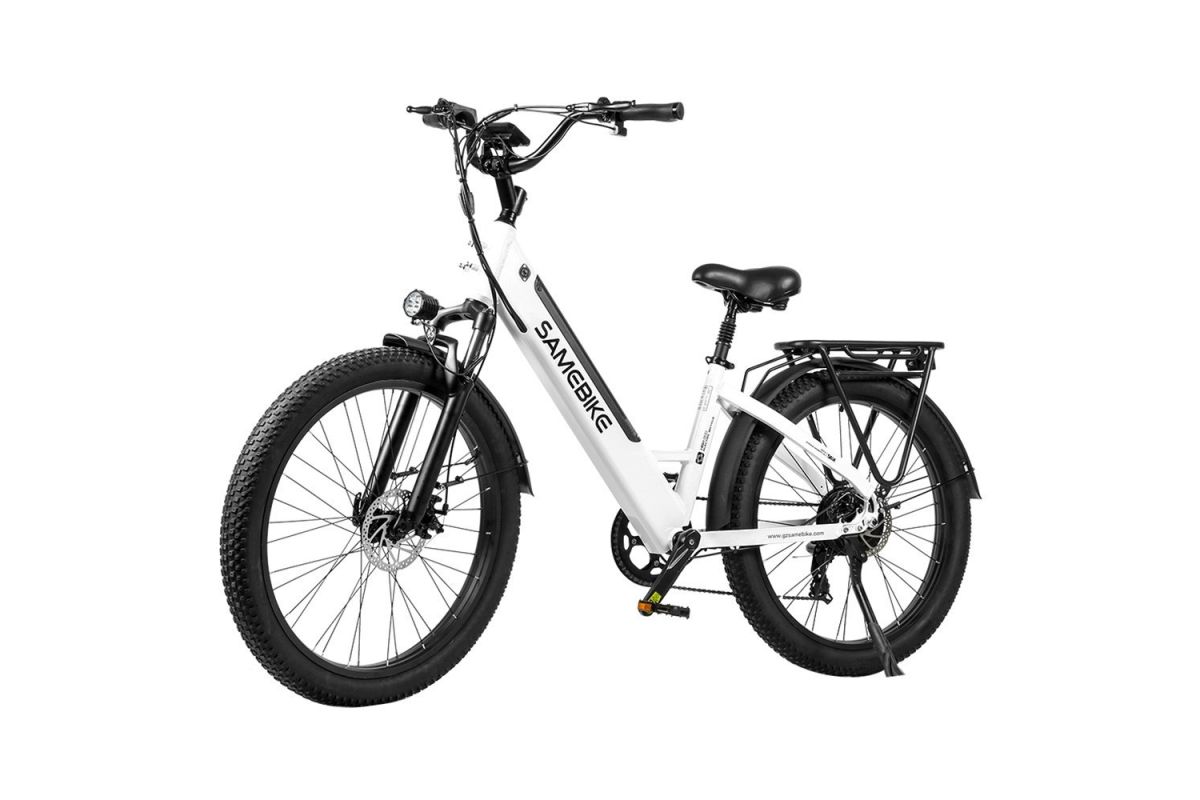 Vélo Électrique 26 Pouces 750W SAMEBIKE RS-A01 Blanc