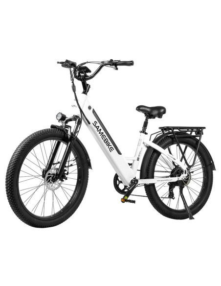 Vélo Électrique 26 Pouces 750W SAMEBIKE RS-A01 Blanc