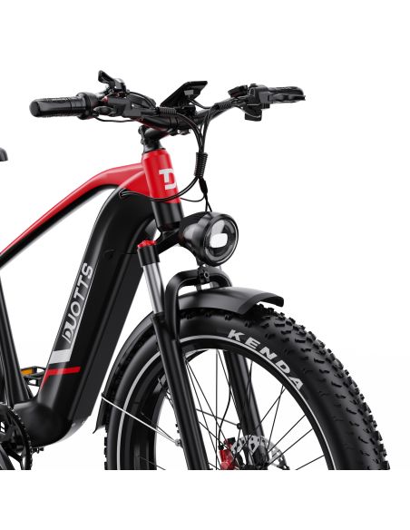 Vélo Electrique DUOTTS F26 Lite Rouge-Noir 26 pouces  48V 18Ah 750W