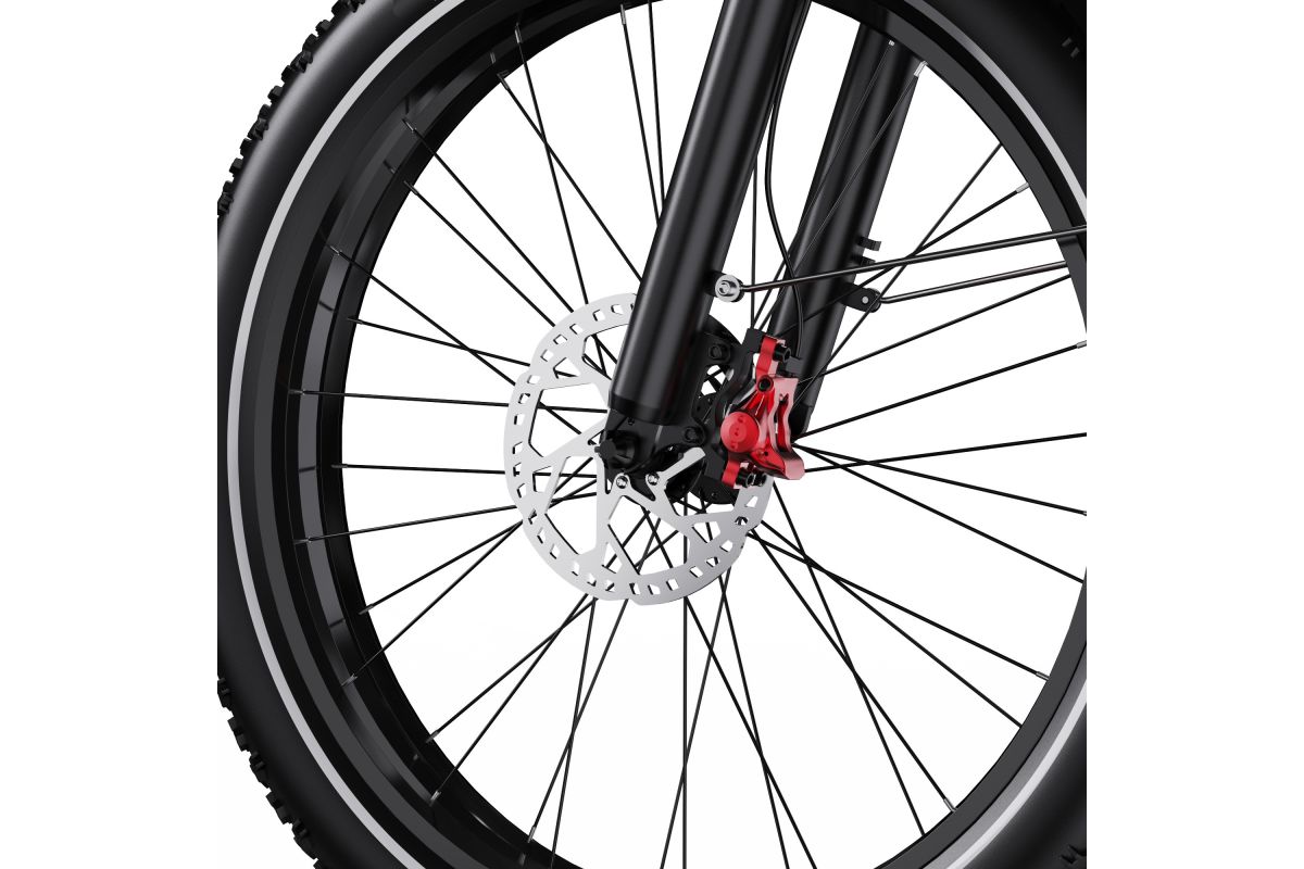 Vélo Electrique DUOTTS F26 Lite Rouge-Noir 26 pouces  48V 18Ah 750W