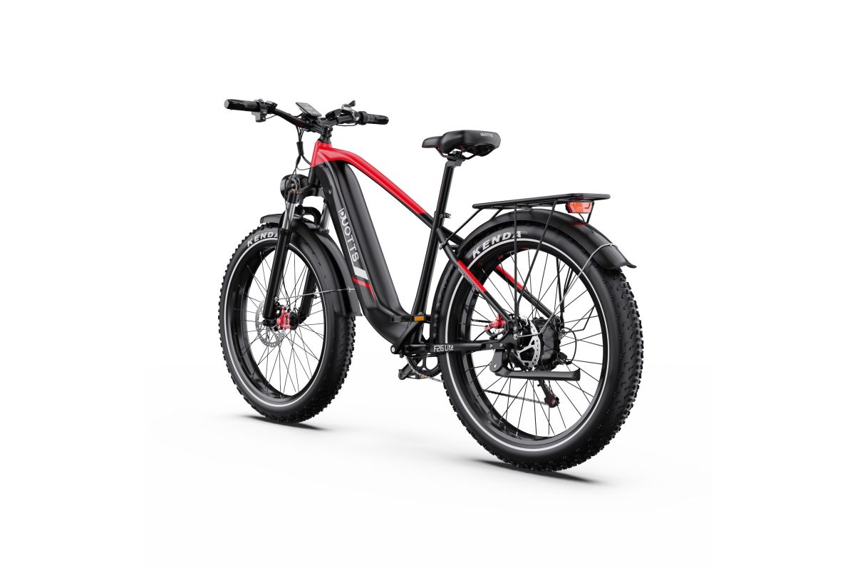 Vélo Electrique DUOTTS F26 Lite Rouge-Noir 26 pouces  48V 18Ah 750W