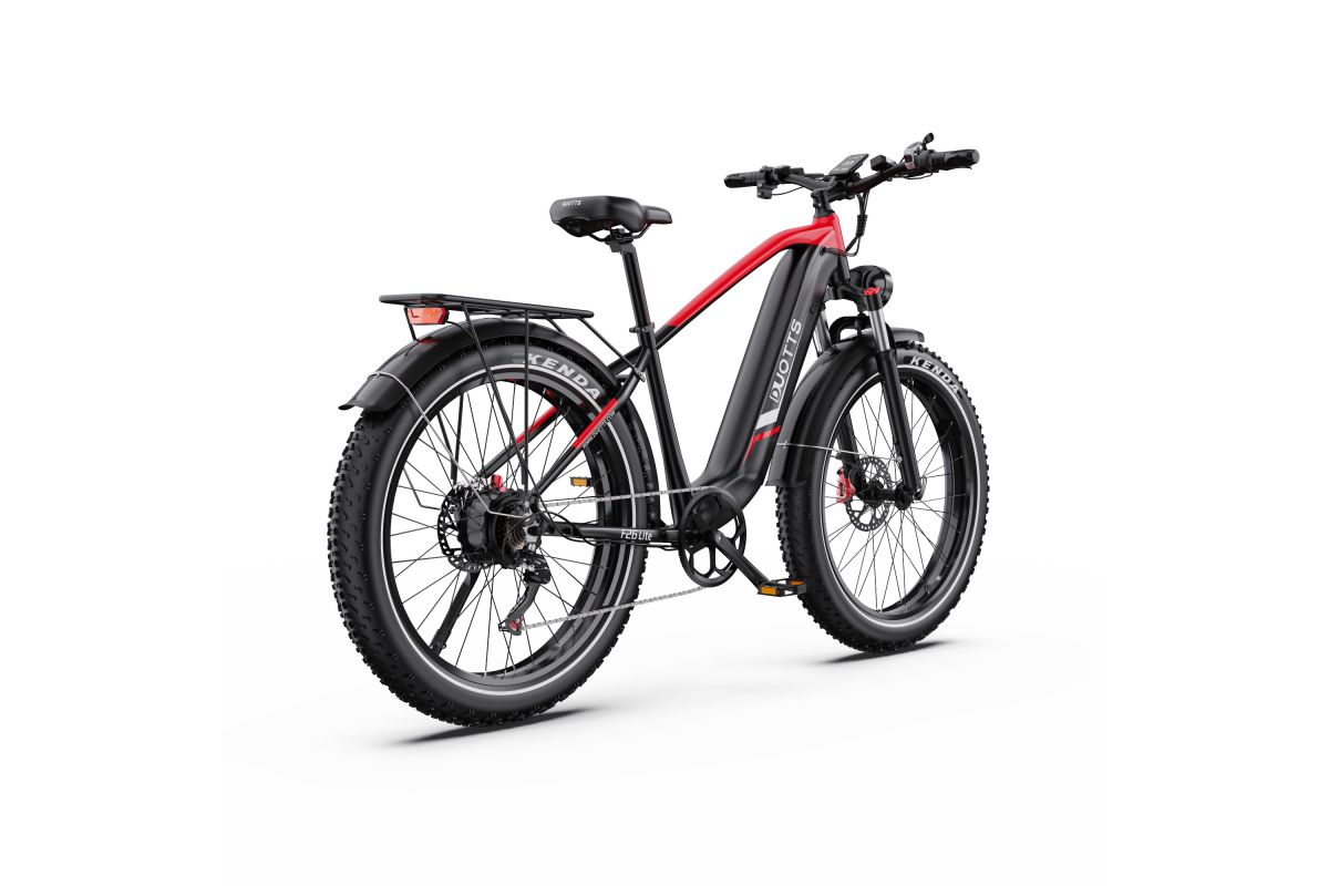 Vélo Electrique DUOTTS F26 Lite Rouge-Noir 26 pouces  48V 18Ah 750W