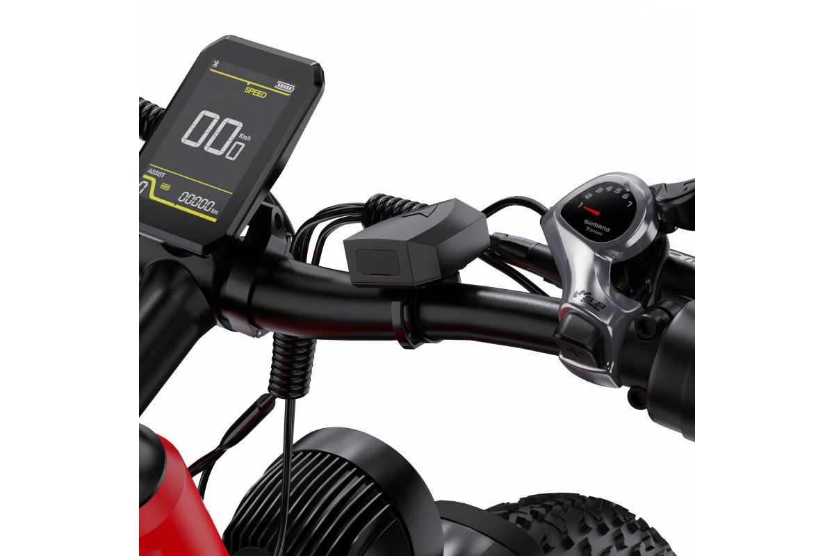 Vélo Electrique DUOTTS F26 Lite Rouge-Noir 26 pouces  48V 18Ah 750W