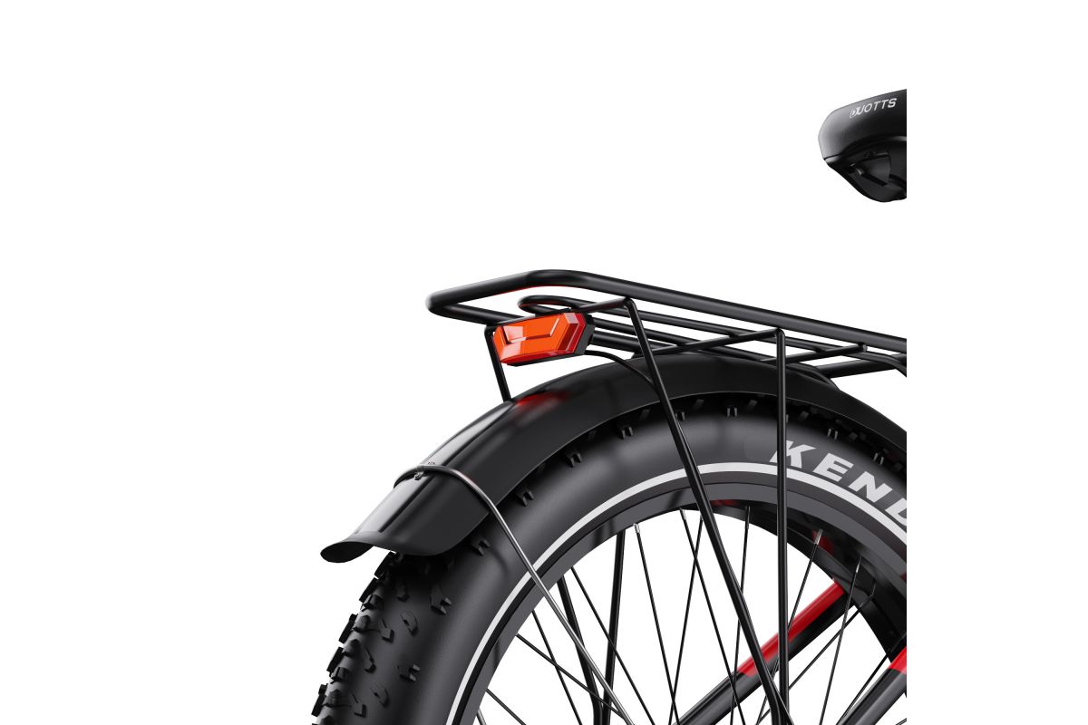 Vélo Electrique DUOTTS F26 Lite Rouge-Noir 26 pouces  48V 18Ah 750W