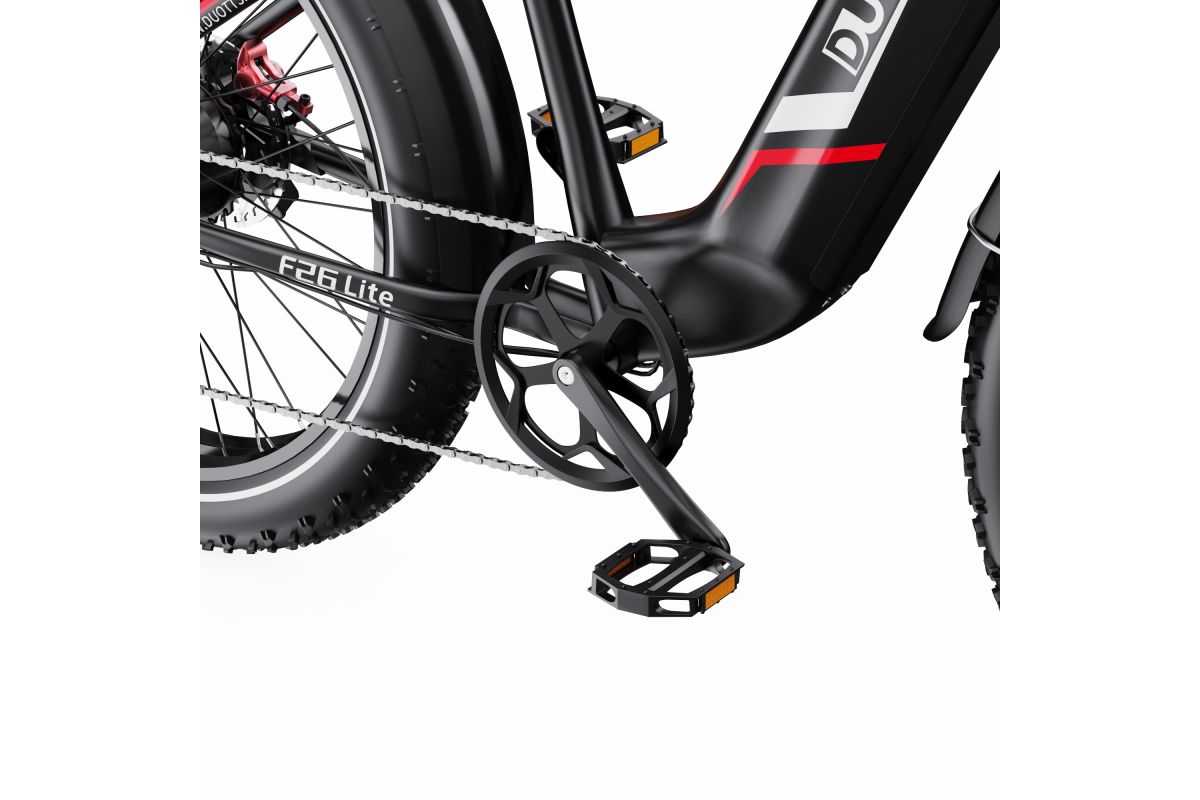 Vélo Electrique DUOTTS F26 Lite Rouge-Noir 26 pouces  48V 18Ah 750W