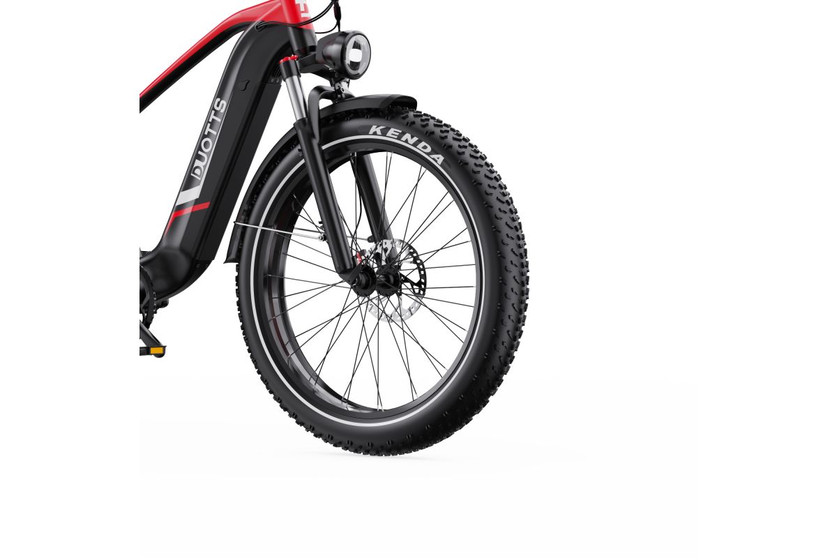 Vélo Electrique DUOTTS F26 Lite Rouge-Noir 26 pouces  48V 18Ah 750W