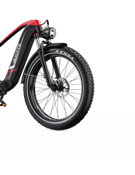 Vélo Electrique DUOTTS F26 Lite Rouge-Noir 26 pouces  48V 18Ah 750W