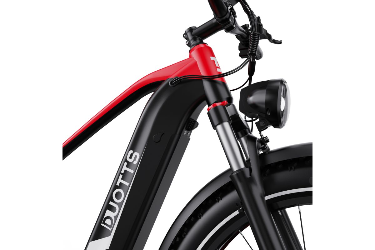 Vélo Electrique DUOTTS F26 Lite Rouge-Noir 26 pouces  48V 18Ah 750W
