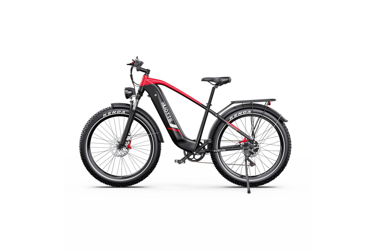Vélo Electrique DUOTTS F26 Lite Rouge-Noir 26 pouces  48V 18Ah 750W