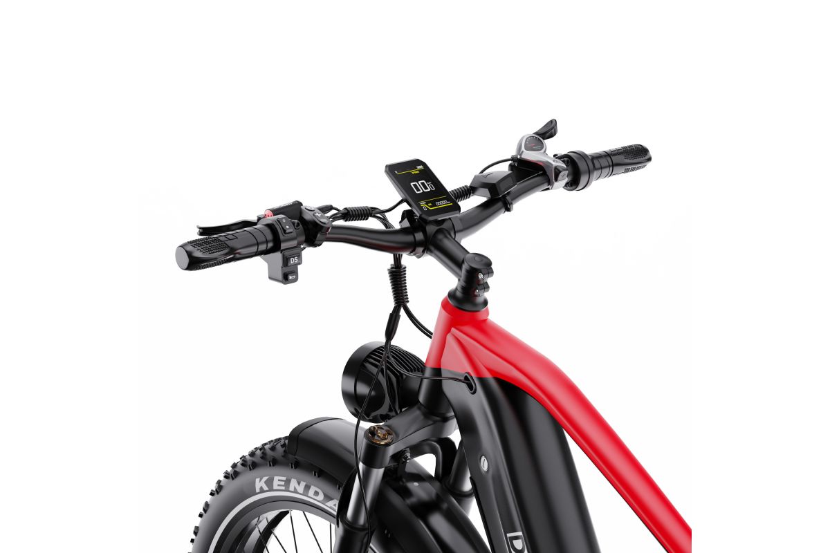Vélo Electrique DUOTTS F26 Lite Rouge-Noir 26 pouces  48V 18Ah 750W