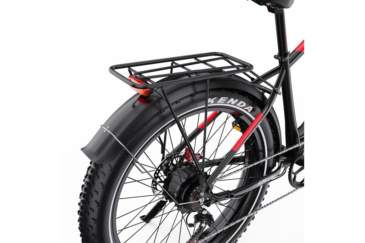Vélo Electrique DUOTTS F26 Lite Rouge-Noir 26 pouces  48V 18Ah 750W