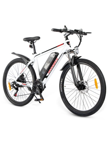 Vélo Electrique 26 pouces  SAMEBIKE SY26 350W 35km/h 36V 10Ah Blanc