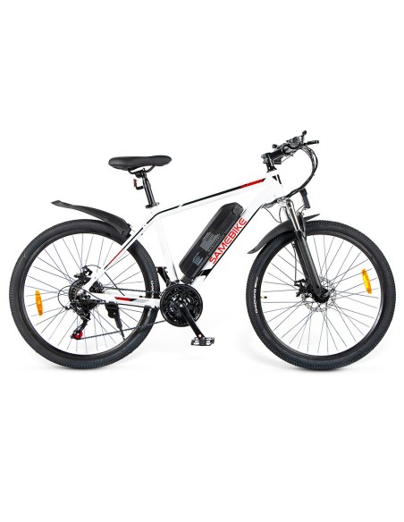 Vélo Electrique 26 pouces  SAMEBIKE SY26 350W 35km/h 36V 10Ah Blanc