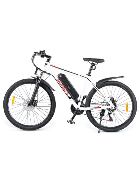 Vélo Electrique 26 pouces  SAMEBIKE SY26 350W 35km/h 36V 10Ah Blanc