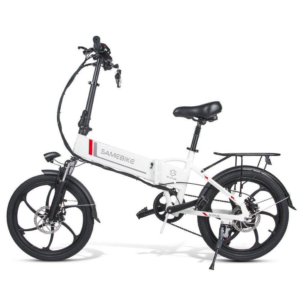 Vélo électrique pliant SAMEBIKE 20LVXD30 Blanc