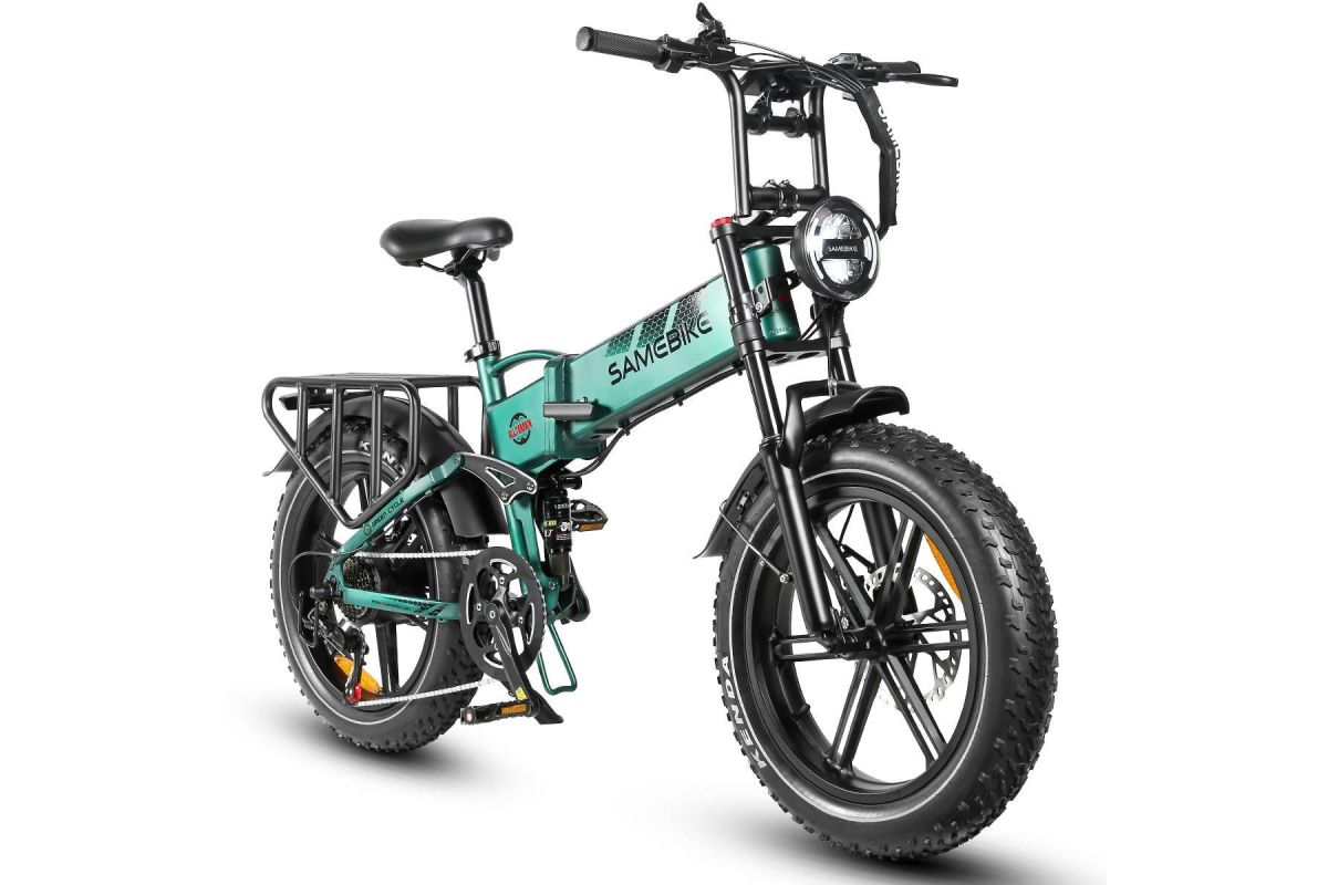 Vélo Électrique Samebike RS-A02 20 Pouces 1200W 45Km/h 48V 17AH Vert
