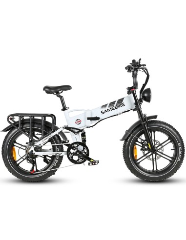 Vélo Électrique Samebike RS-A02 20 Pouces 1200W 45Km/h 48V 17AH BLANC