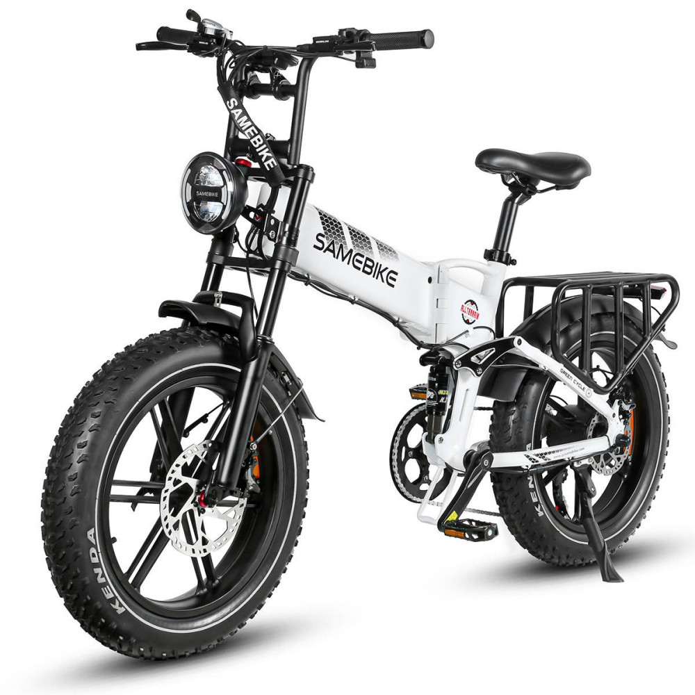 Vélo Électrique Samebike RS-A02 20 Pouces 1200W 45Km/h 48V 17AH BLANC 2