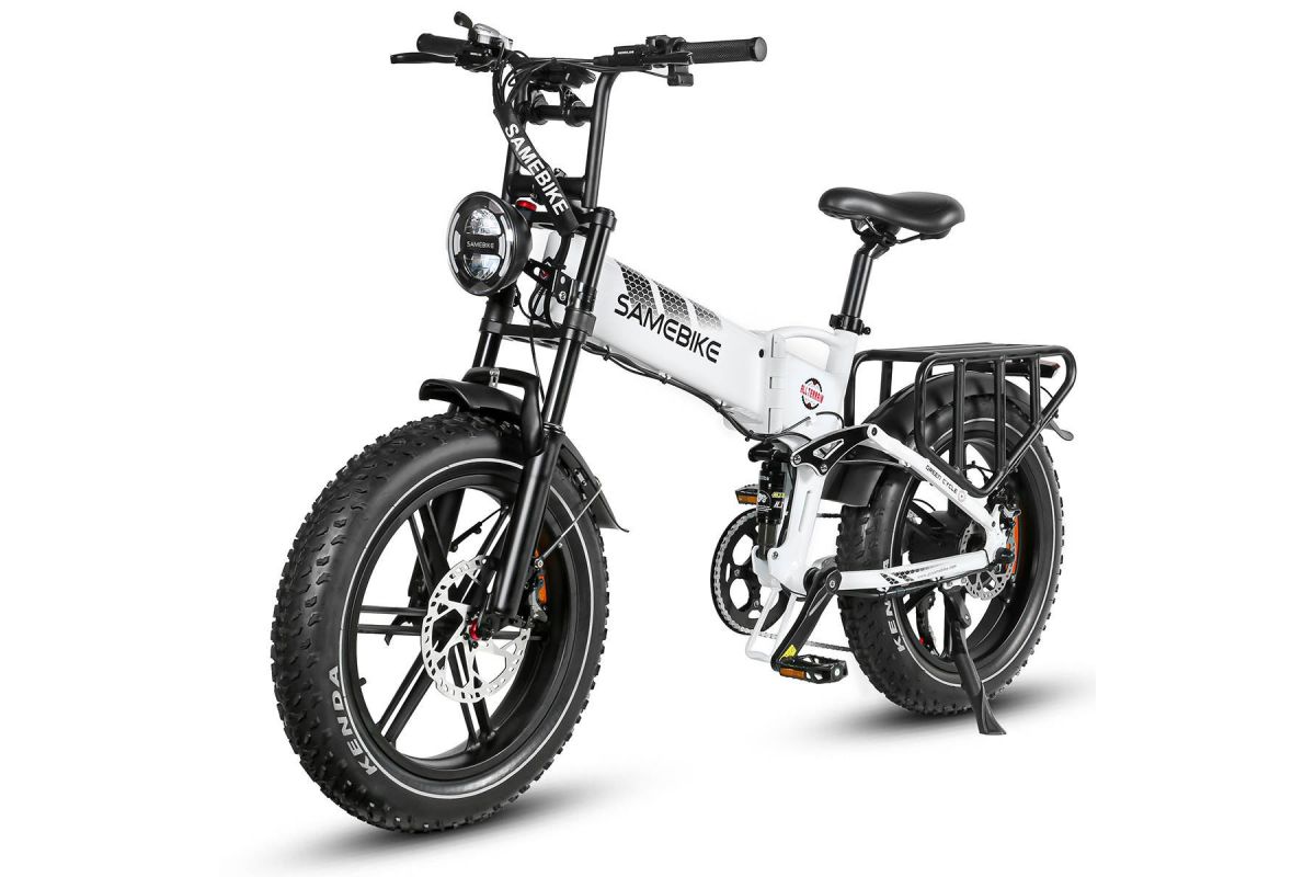 Vélo Électrique Samebike RS-A02 20 Pouces 1200W 45Km/h 48V 17AH BLANC