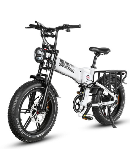 Vélo Électrique Samebike RS-A02 20 Pouces 1200W 45Km/h 48V 17AH BLANC