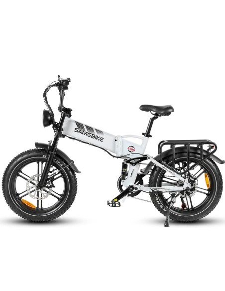 Vélo Électrique Samebike RS-A02 20 Pouces 1200W 45Km/h 48V 17AH BLANC