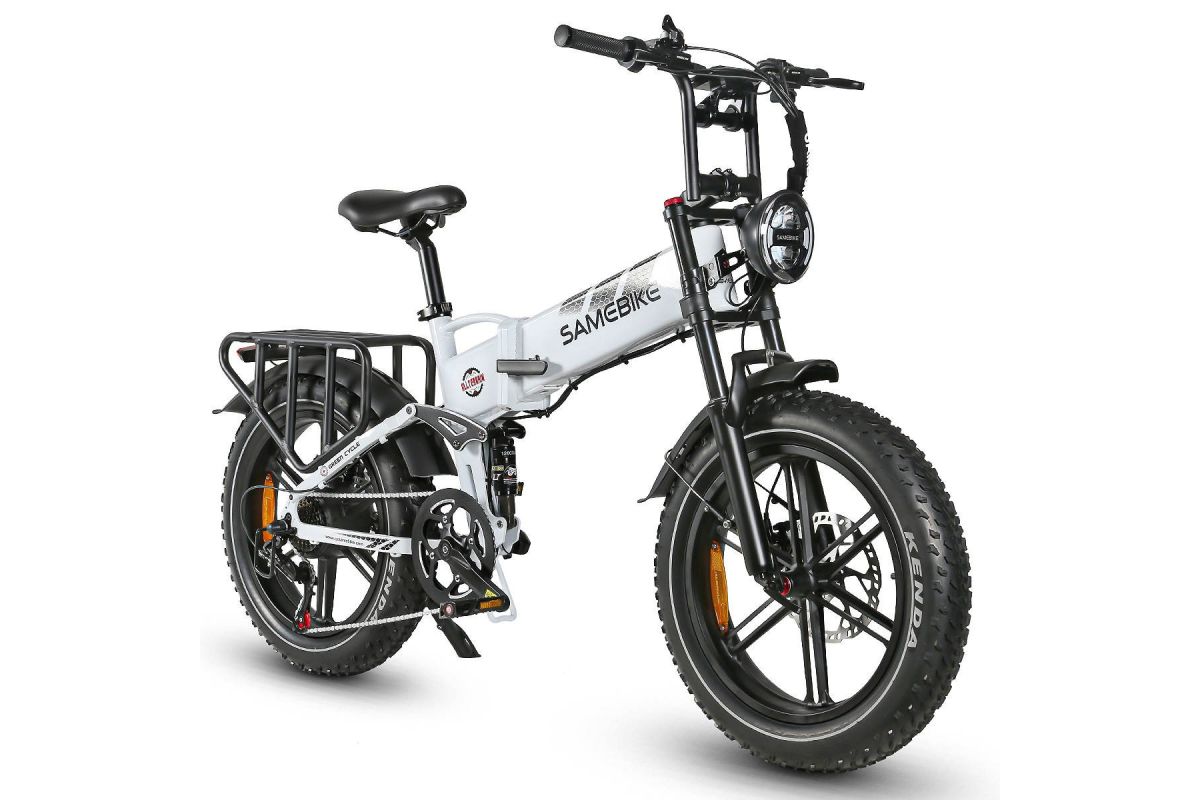 Vélo Électrique Samebike RS-A02 20 Pouces 1200W 45Km/h 48V 17AH BLANC