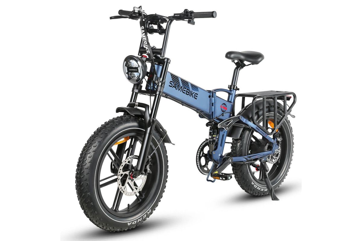 Vélo Électrique Samebike RS-A02 20 Pouces 1200W 45Km/h 48V 17AH Bleu