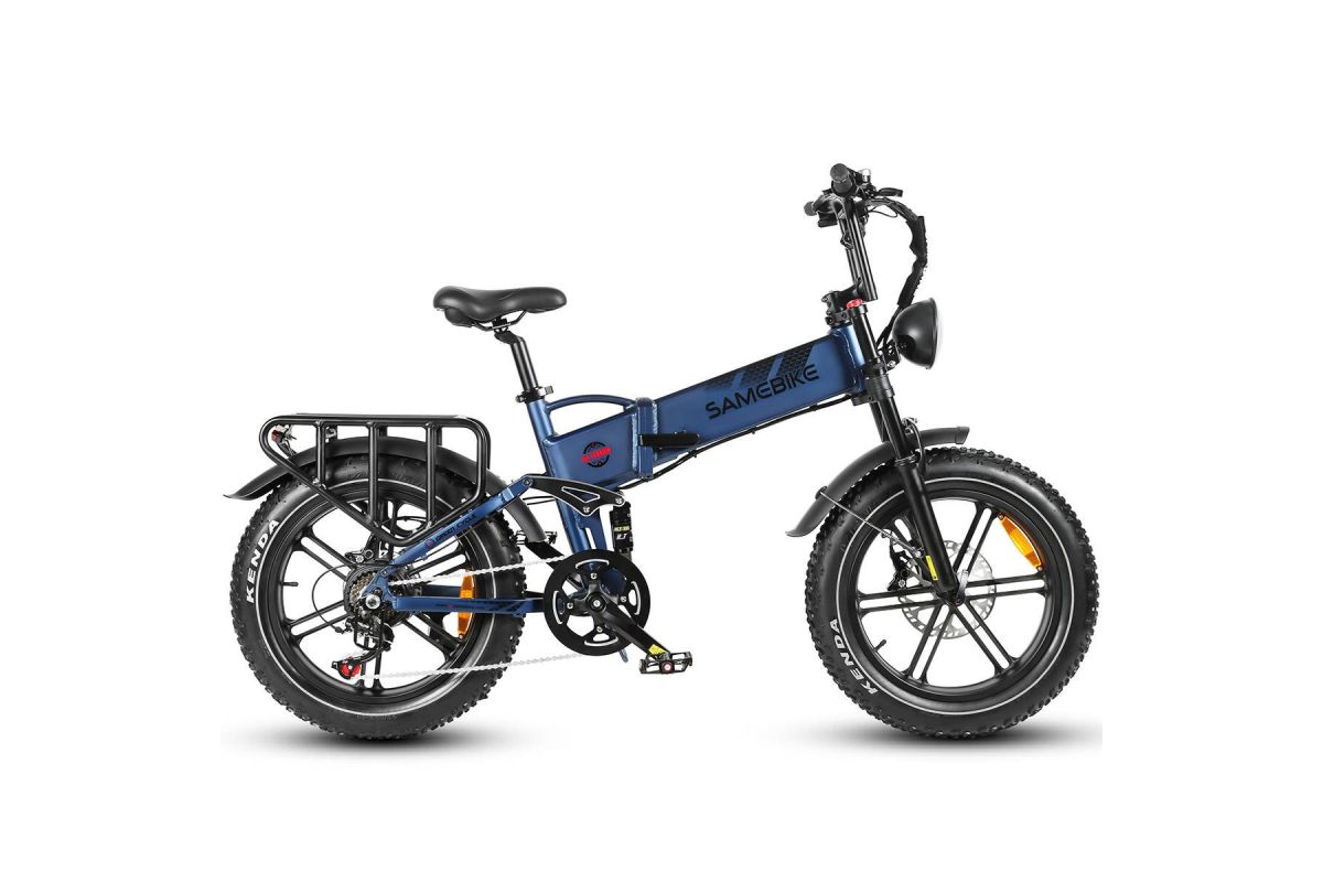 Vélo Électrique Samebike RS-A02 20 Pouces 1200W 45Km/h 48V 17AH Bleu