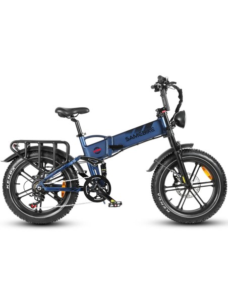 Vélo Électrique Samebike RS-A02 20 Pouces 1200W 45Km/h 48V 17AH Bleu