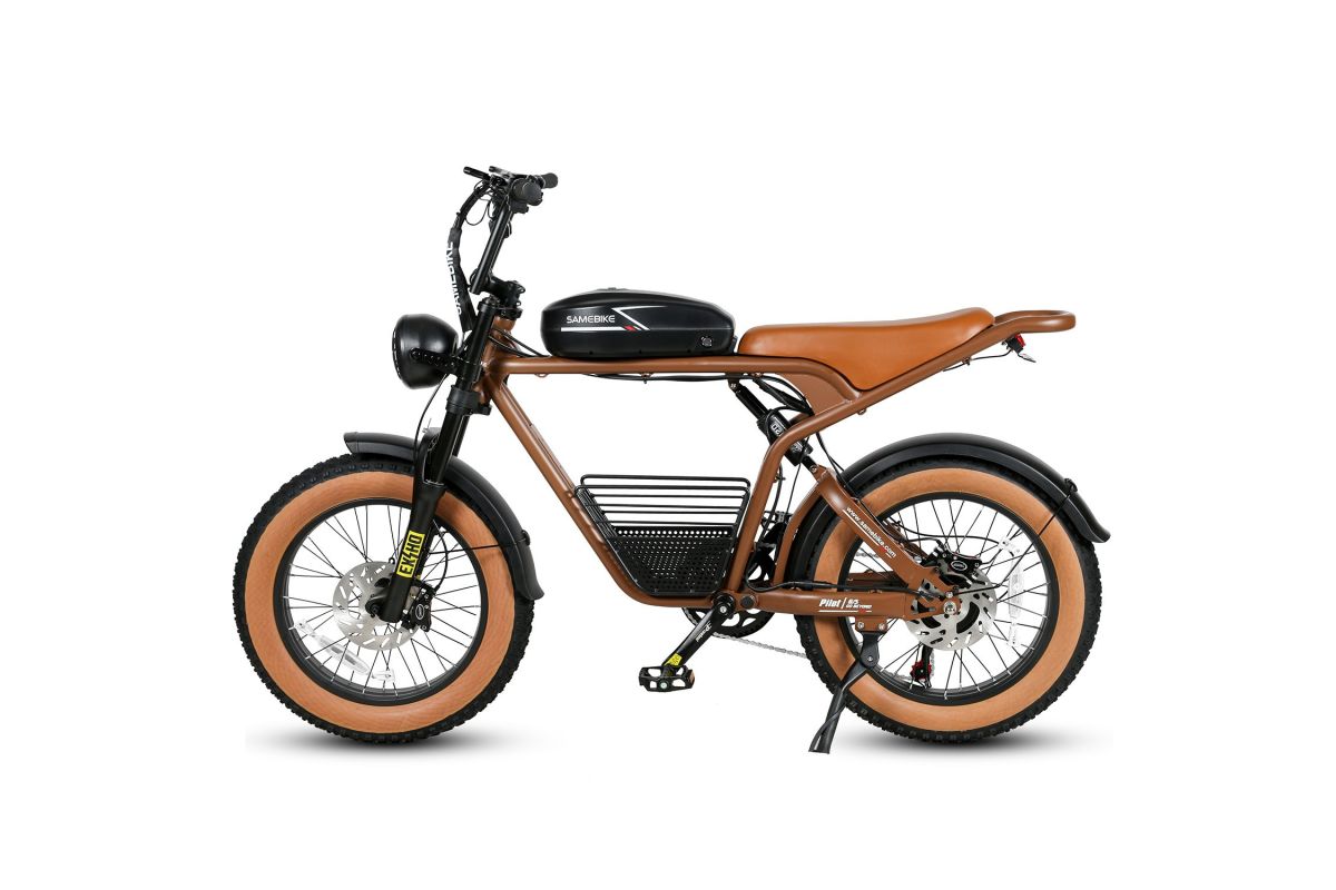 Vélo électrique SAMEBIKE M20 Marron 1000W-1200W EN CRETE
