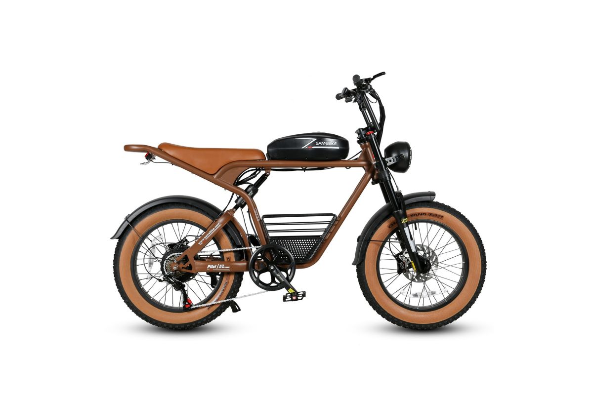 Vélo électrique SAMEBIKE M20 Marron 1000W-1200W EN CRETE