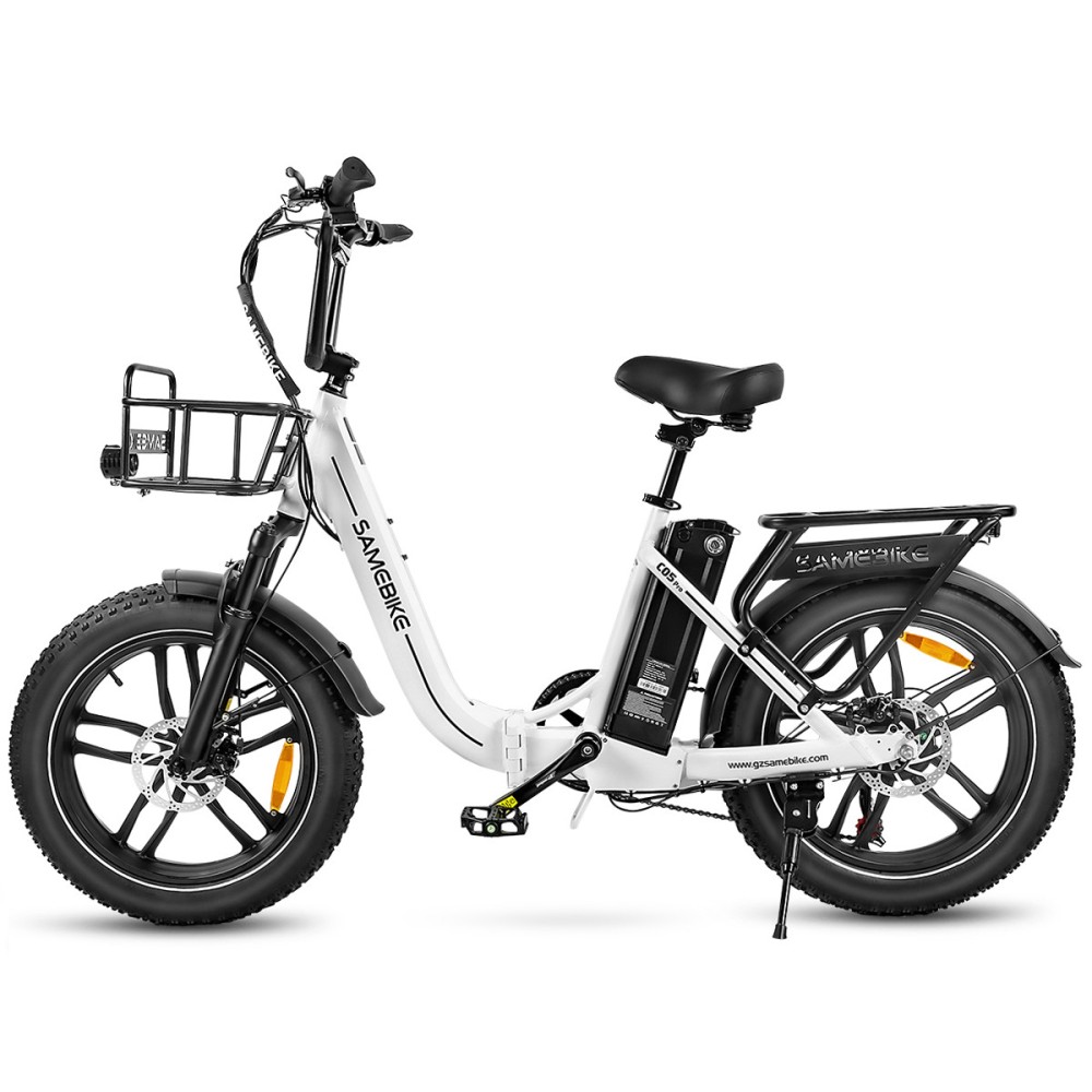 Vélo Électrique SAMEBIKE C05 PRO 500W/13Ah Blanc