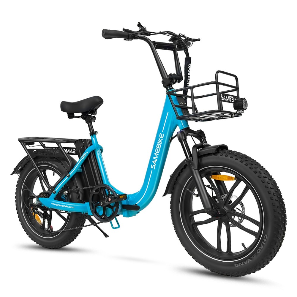 Vélo Électrique SAMEBIKE C05 PRO 500W/13Ah Cyan