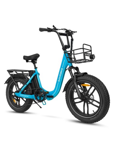 Vélo Électrique SAMEBIKE C05 PRO 500W/13Ah Cyan