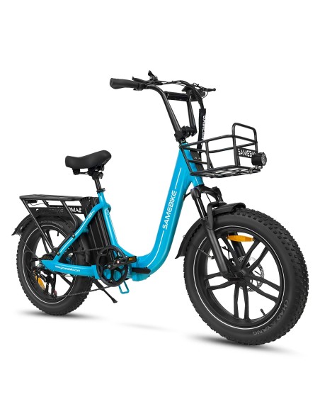 Vélo Électrique SAMEBIKE C05 PRO 500W/13Ah Cyan