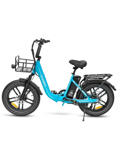 Vélo Électrique SAMEBIKE C05 PRO 500W/13Ah Cyan