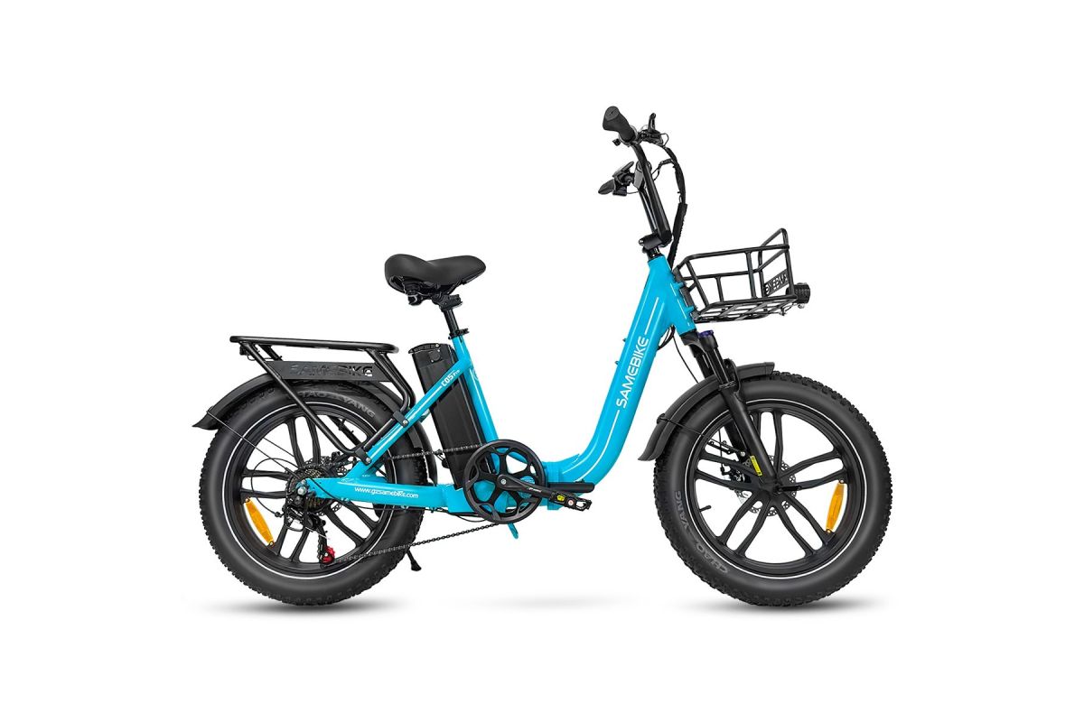Vélo Électrique SAMEBIKE C05 PRO 500W/13Ah Cyan