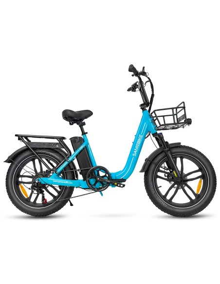 Vélo Électrique SAMEBIKE C05 PRO 500W/13Ah Cyan